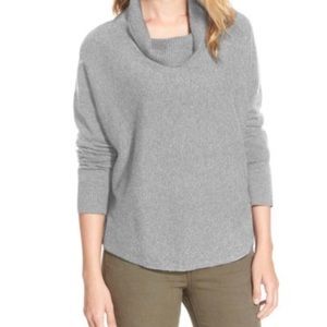 Eileen Fisher Draped Turtleneck Wool Sweater